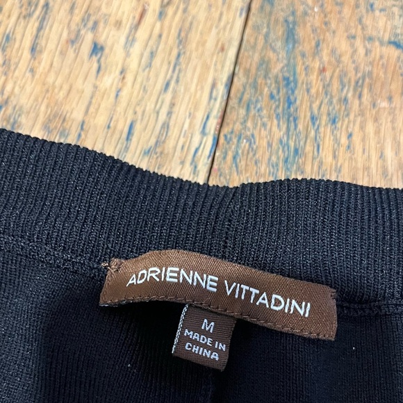 ADRIENNE VITTADINI Black Knit Pull-On Pants – Size M - Picture 2 of 9